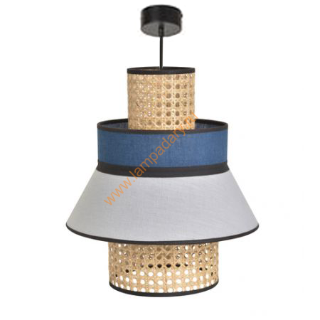 2455.500 Svetilnik iz rotanga "Singapyr" serii d 300 h 320 kypit v internet-magazine www.lampadary.ru za 23 900 ryb. s dostavkoi Светильник из ротанга "Сингапур" серый d 300 h 320