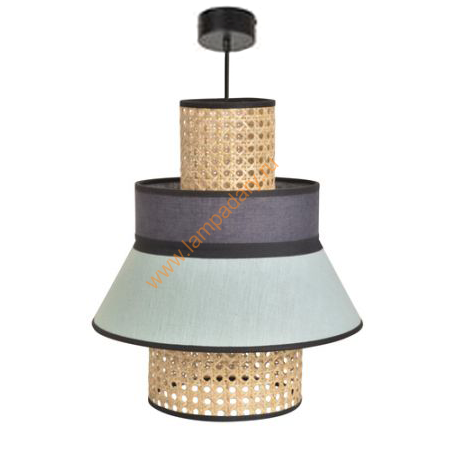 2463.500 Svetilnik iz rotanga "Singapyr" lazyr d 300 h 320 kypit v internet-magazine www.lampadary.ru za 23 900 ryb. s dostavkoi Светильник из ротанга "Сингапур" лазурь d 300 h 320